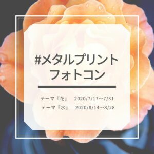 #メタルプリントフォトコン　テーマ『花』テーマ『水』