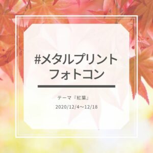 #メタルプリントフォトコン　テーマ『紅葉』