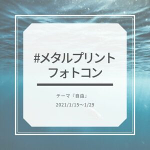 #メタルプリントフォトコン　テーマ『自由』～2021年1月
